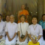 พ่อเข้าพิธีบวชเป็นพระแล้ว..